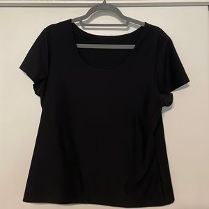 Spanx size Large black shirt with tummy control on the inside